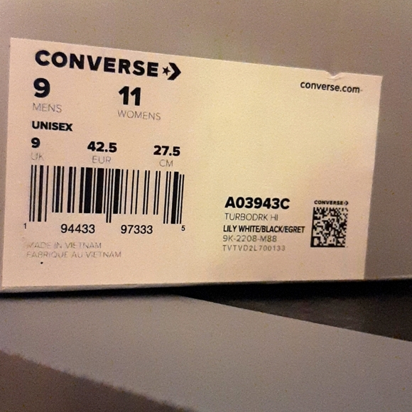 Converse TurboDrk High-Tops *NWT in Box* - Picture 12 of 14